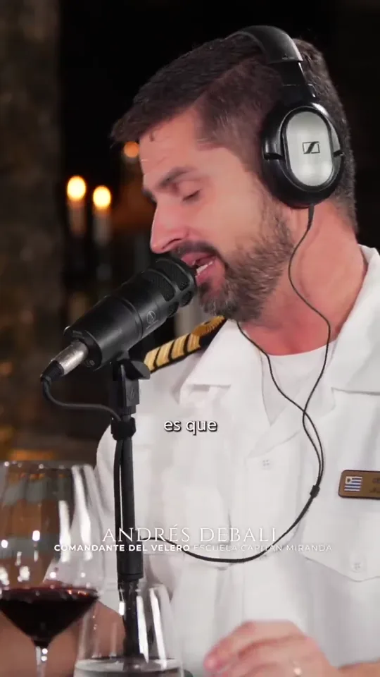 Andrés Debali en la mesa de Fogón